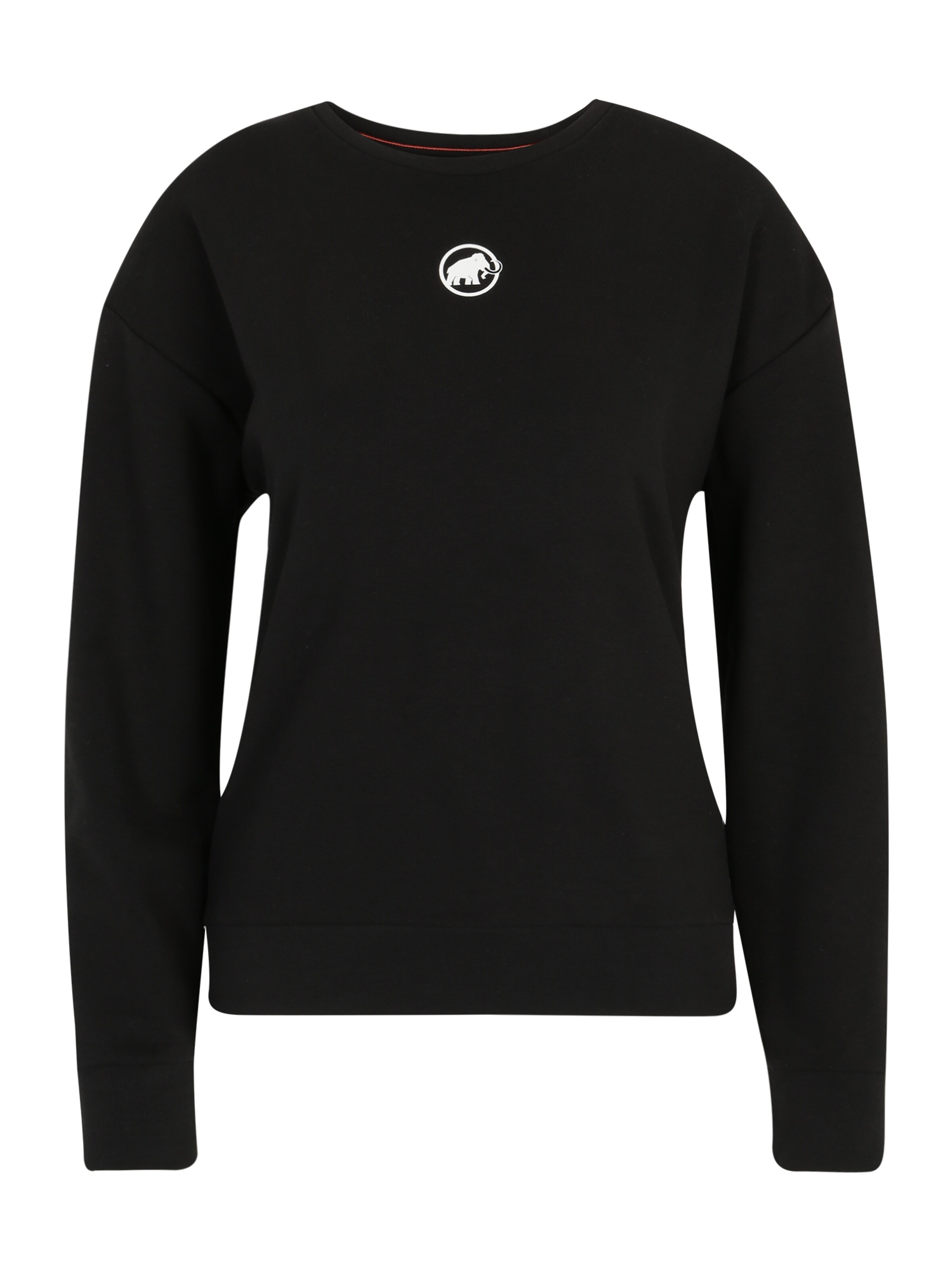 MAMMUT Športová mikina - Čierna: predná strana