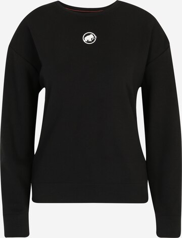 MAMMUT Athletic Sweater in Black: front