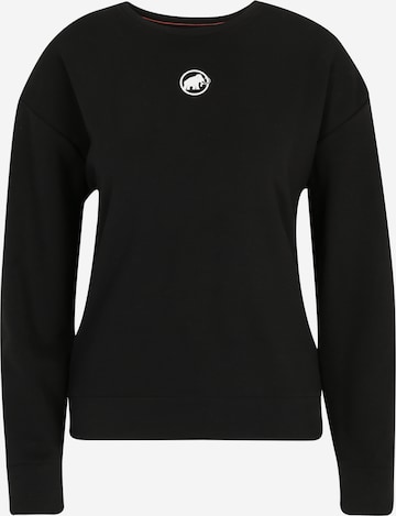 MAMMUT Sportsweatshirt in Schwarz: Vorderseite