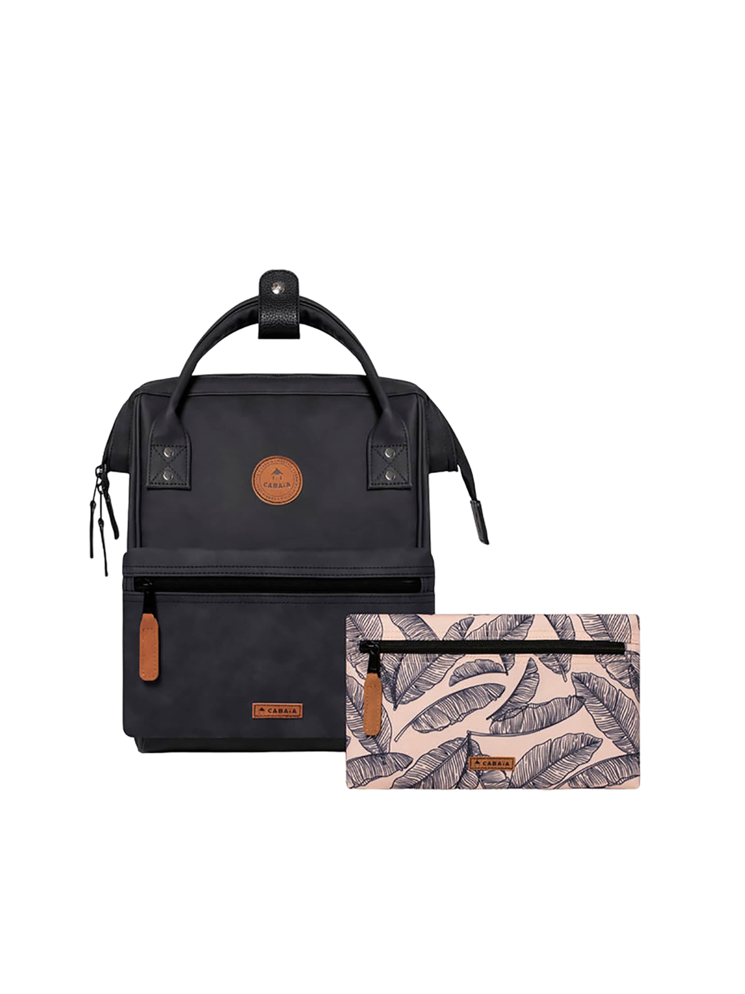 Cabaia Rucksack 'Le Havre S'‌‌‌‌‌‌‌‌‌ in Schwarz: Vorderseite