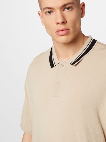 WEEKDAY Poloshirt 'Jared' in Beige