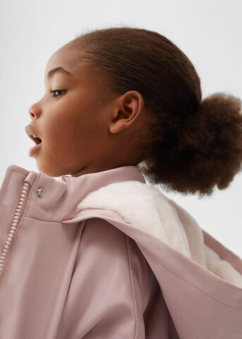 MANGO KIDS Between-Season Jacket in Pink