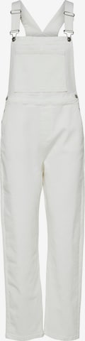 SELECTED FEMME Regular Jean Overalls 'Vinnie' in White: front