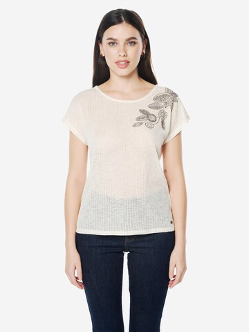 KOROSHI - Camiseta en blanco: frente