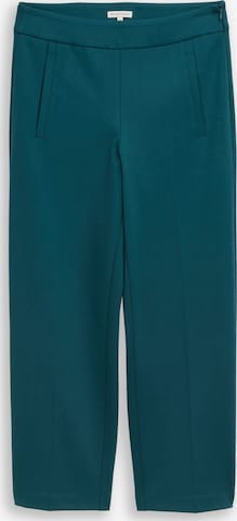 Pantalon à plis 'Mia' TOM TAILOR en vert : devant