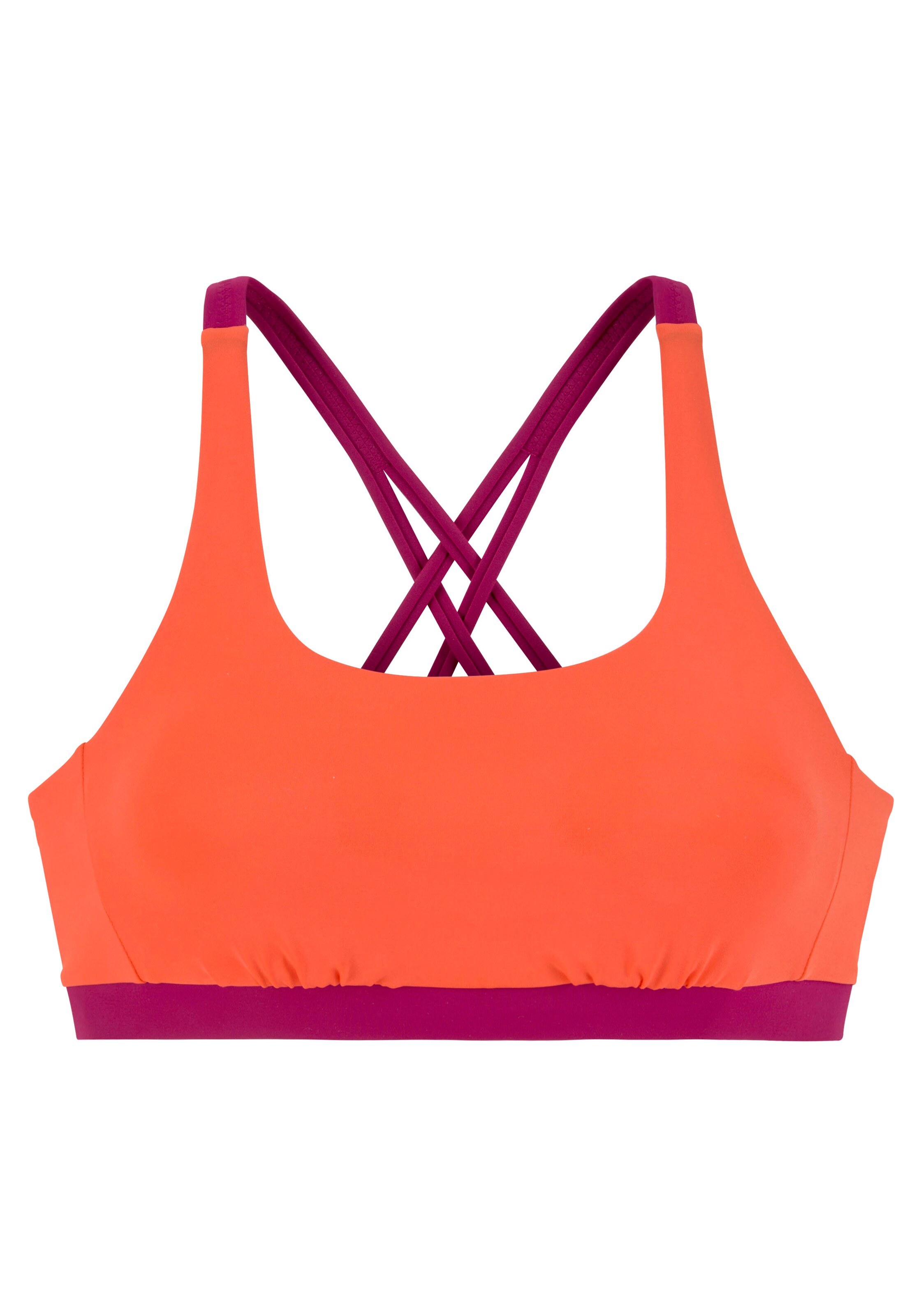 s.Oliver Bikini Top &#x27;Yella&#x27; in Berry / Neon orange, Item view