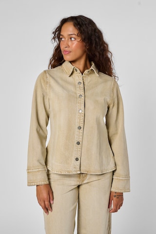 My Essential Wardrobe Shirt 'Azul' in Beige: front