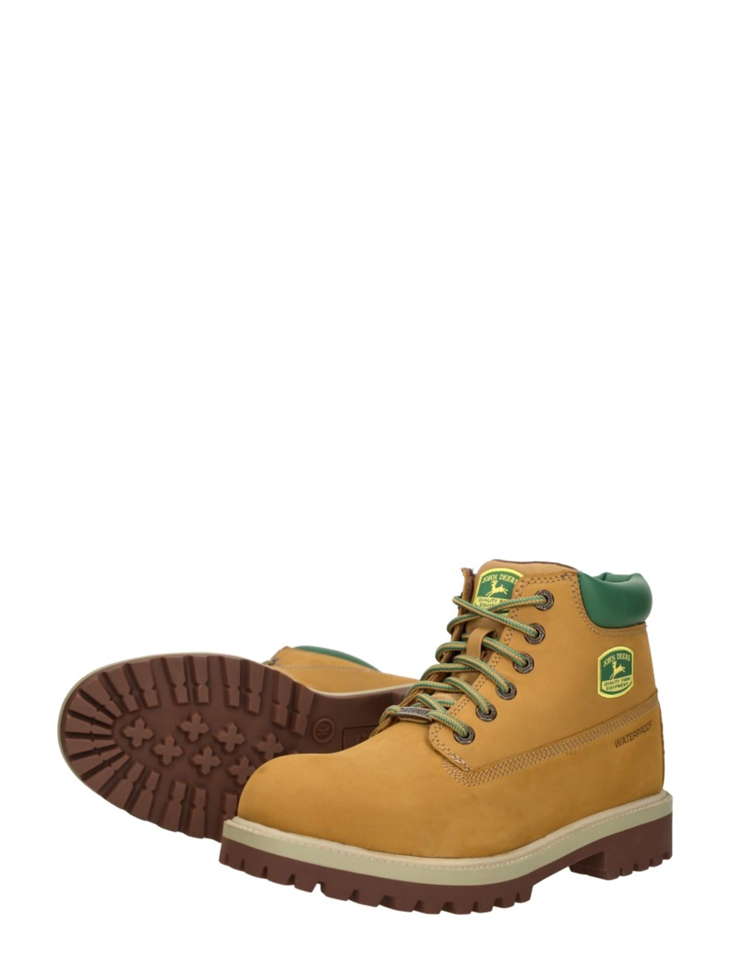 SKECHERS Veterlaarzen 'John Deere: Sergeants - Dozer' in Geel