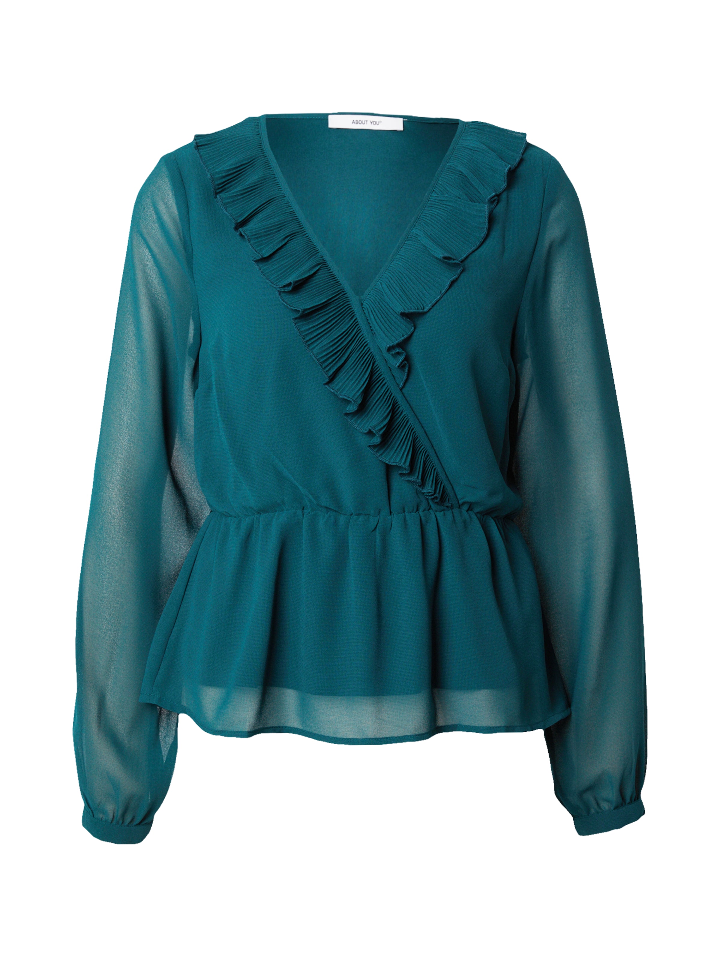 ABOUT YOU Blouse 'Cassia' in Green: front