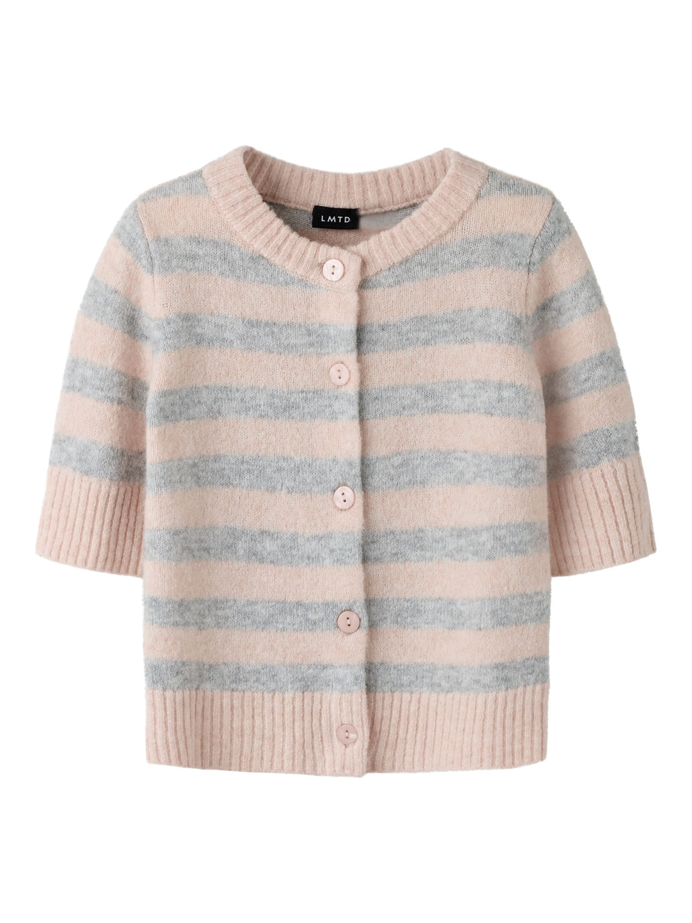 LMTD Knit cardigan in Pink: front
