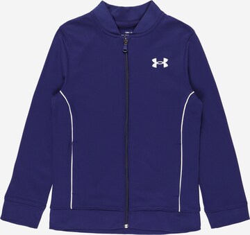 UNDER ARMOUR Sportsweatjacke in Blau: predná strana