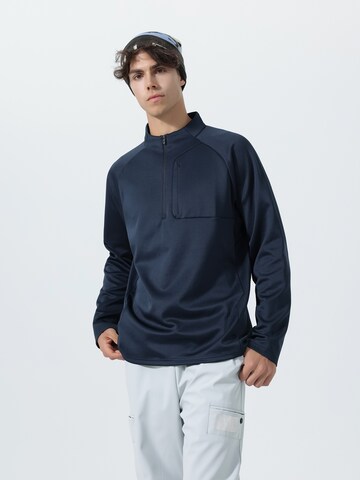 Youthup Outdoor jacket in Blue: front
