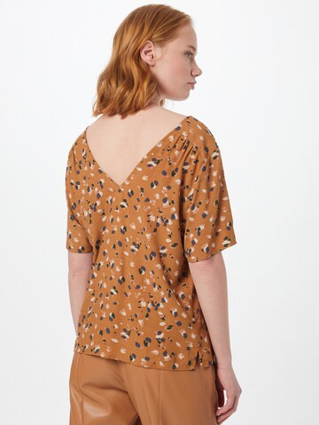 OBJECT Blouse 'OBJNELLE' in Bruin