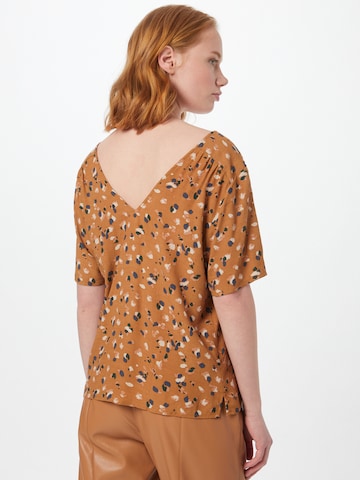 OBJECT Blouse 'OBJNELLE' in Bruin