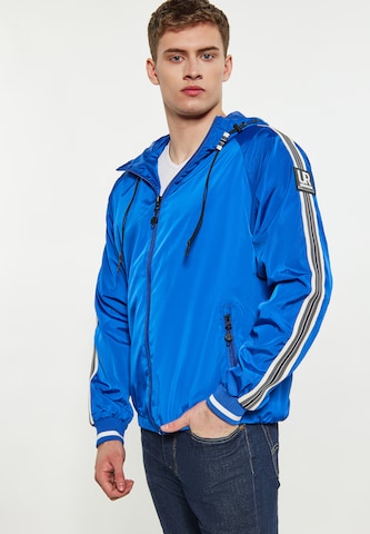 urban rain by Schmuddelwedda Between-Season Jacket in Blue: front