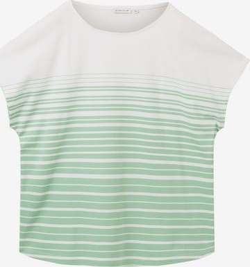 T-shirt Tom Tailor Women + en vert : devant