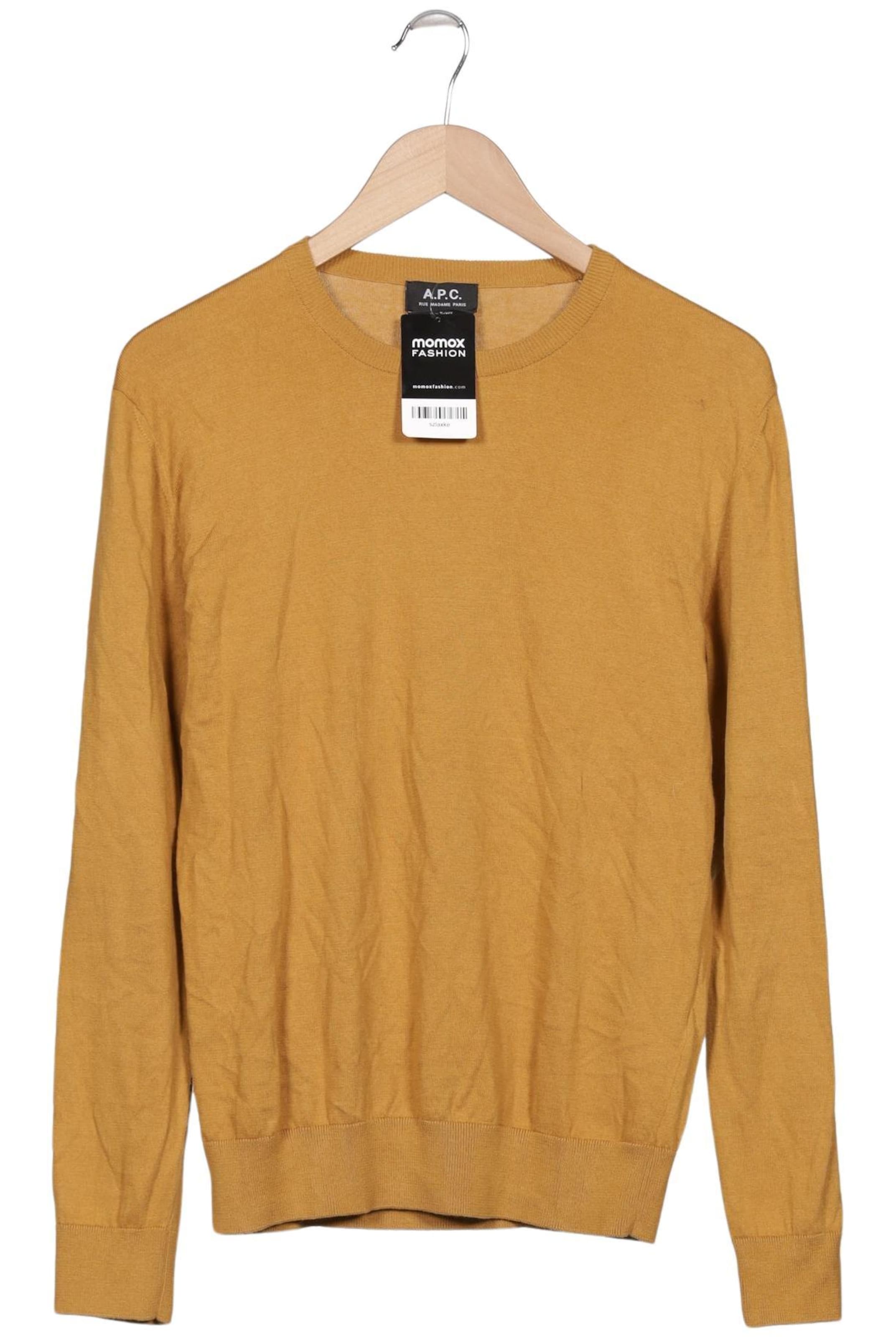 A.P.C. Sweater & Cardigan in S in Yellow: front