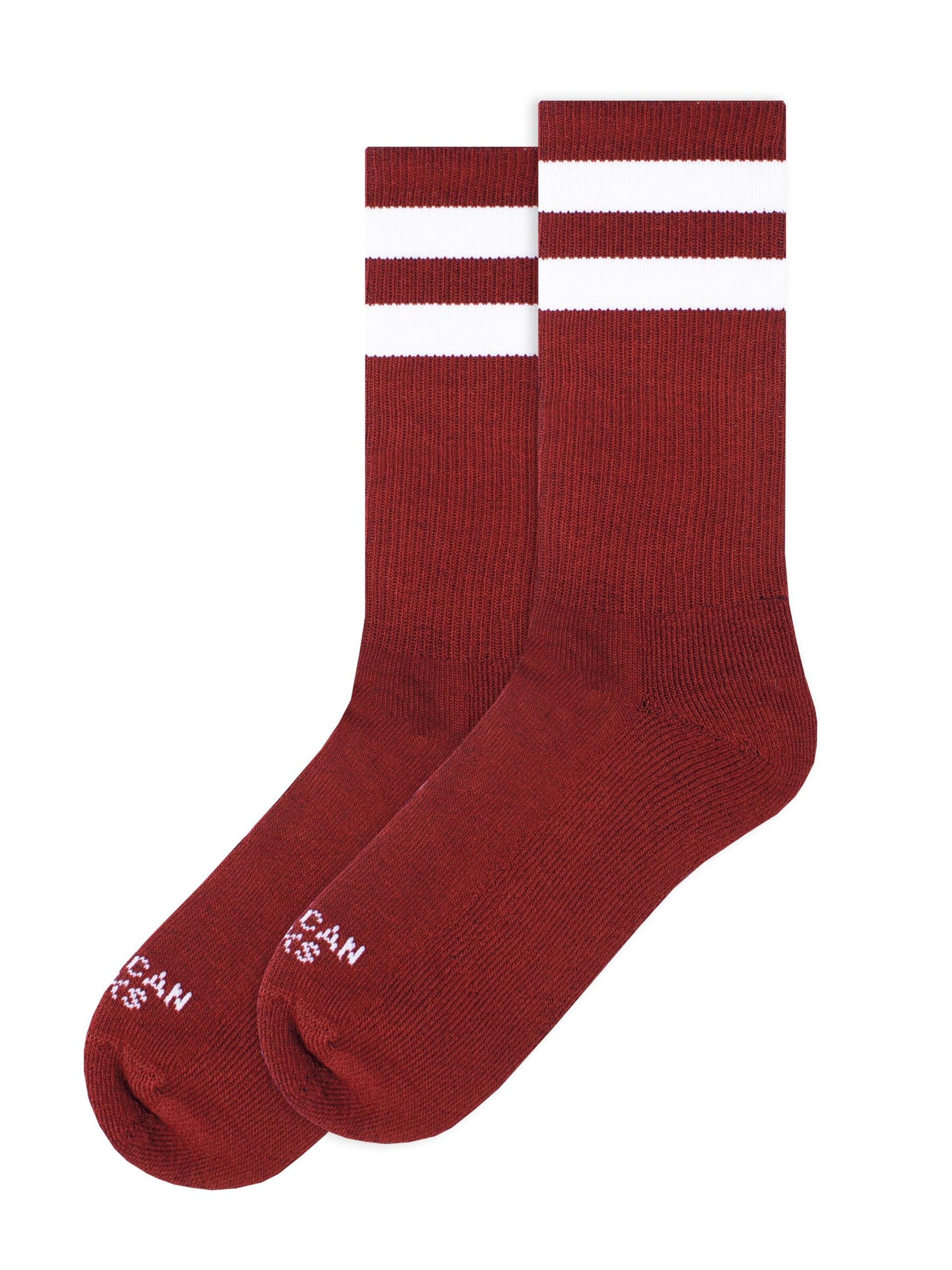 American Socks Socks 'Crimson' in Red: front