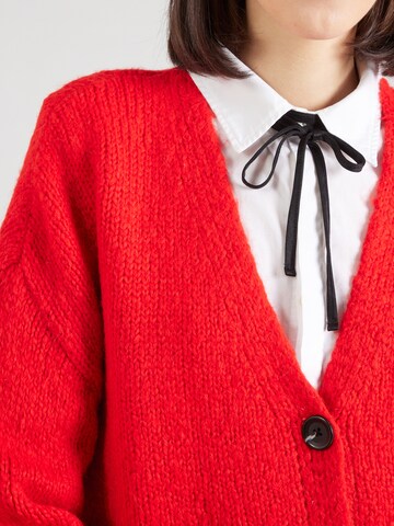 COMMA Gebreid vest in Rood