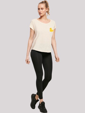 T-shirt 'Yellow Rubber Duck' F4NT4STIC en beige