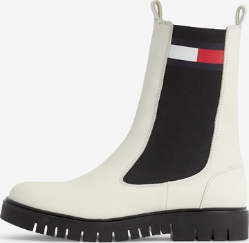 Tommy Jeans Chelsea boots in Wit: voorkant