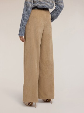 MOTIVI Wide leg Trousers in Beige