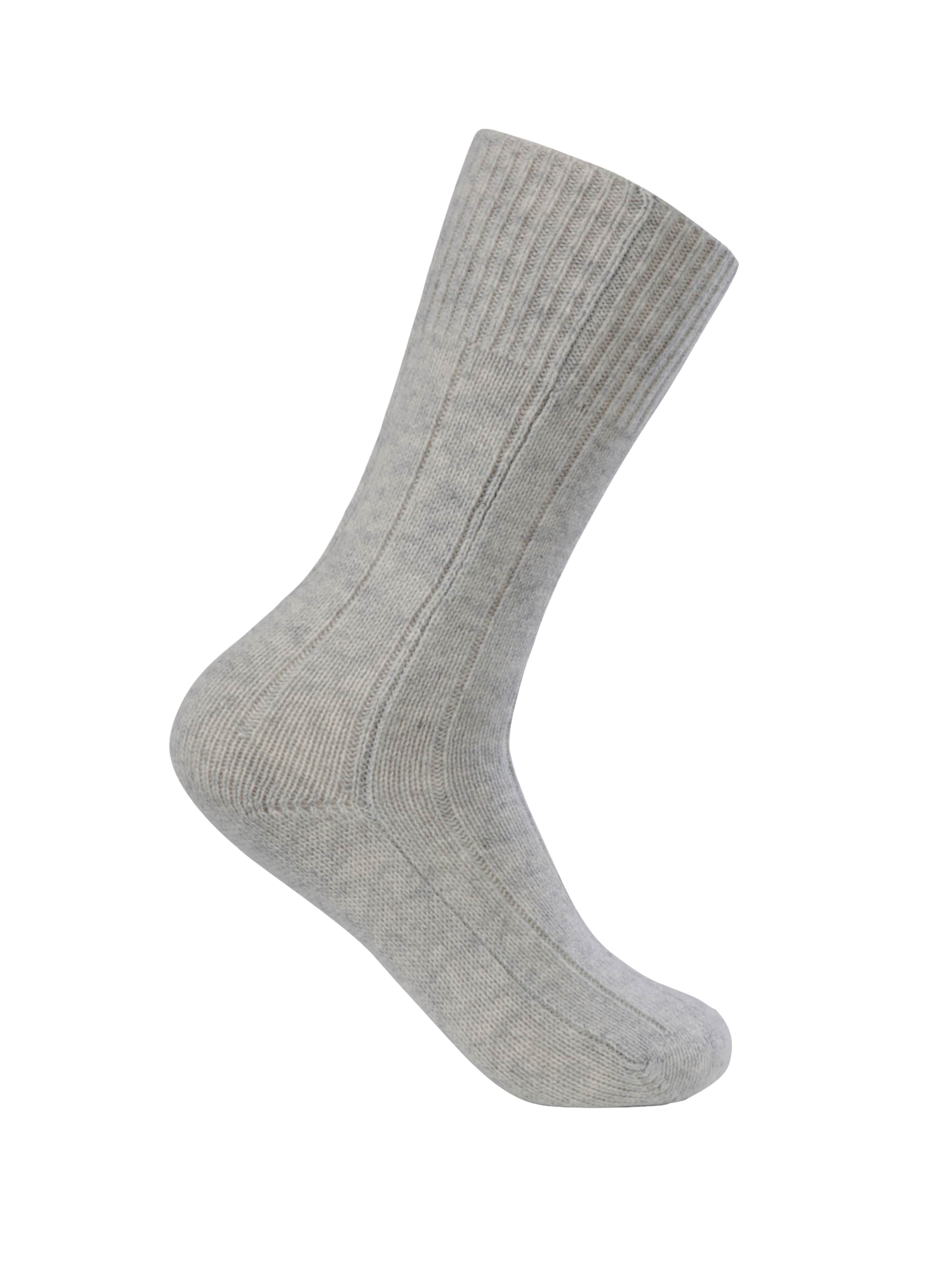 CASH-MERE.CH Sokker i grå: forside