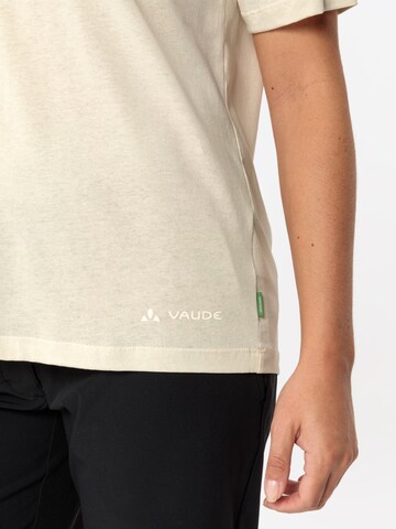 VAUDE Performance shirt 'Cyclist' in Beige