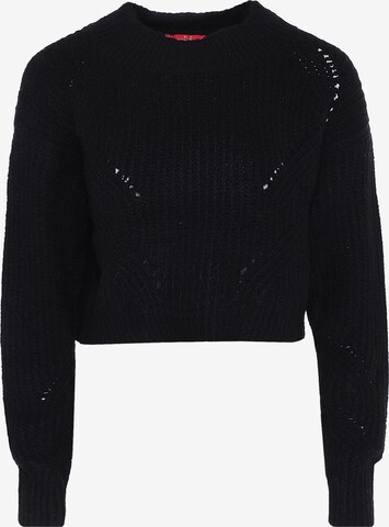 Pull-over swirly en noir : devant