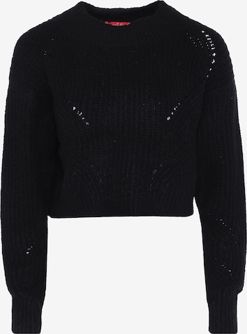 Pull-over swirly en noir : devant