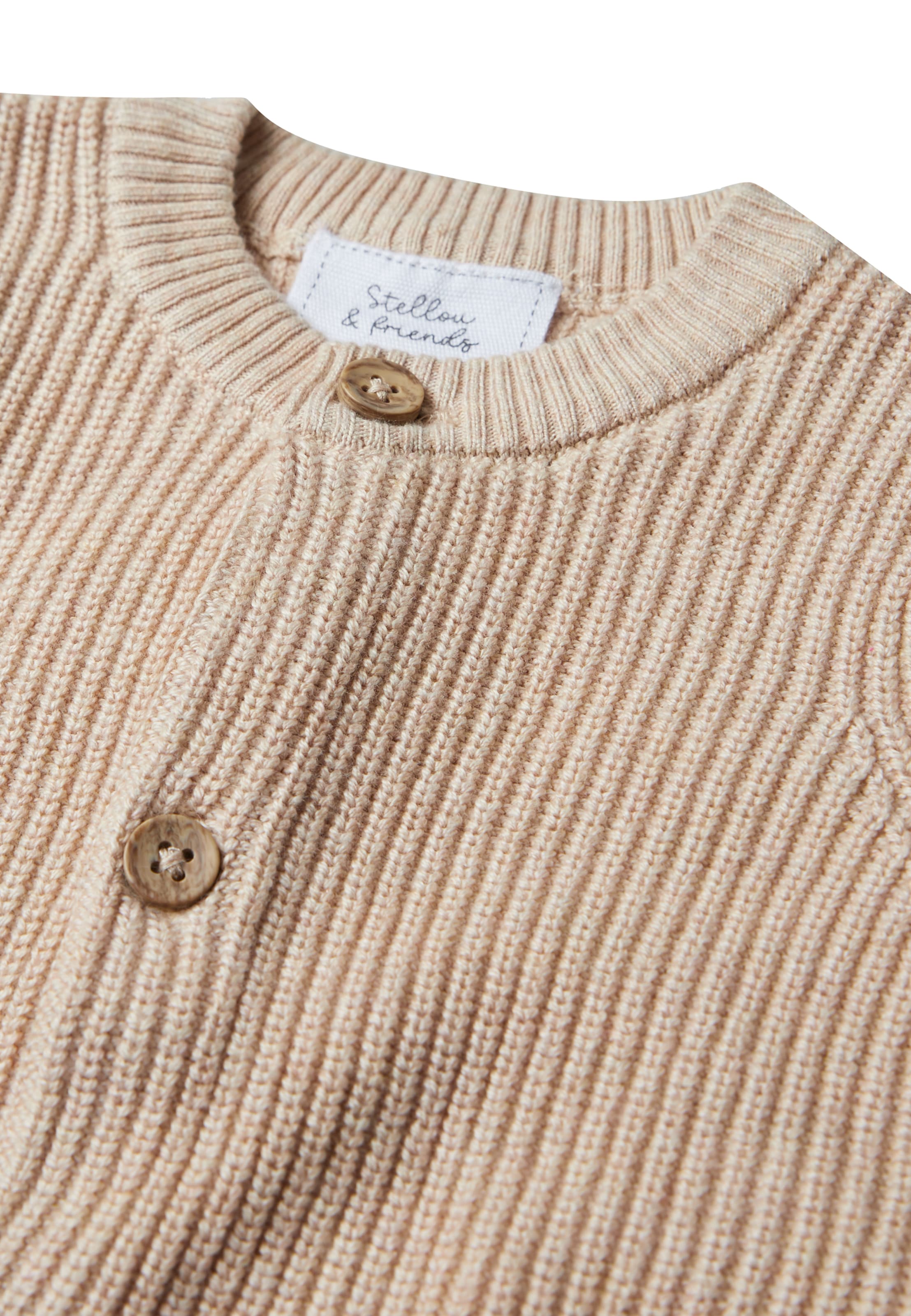 Stellou & Friends Strickjacke in Beige