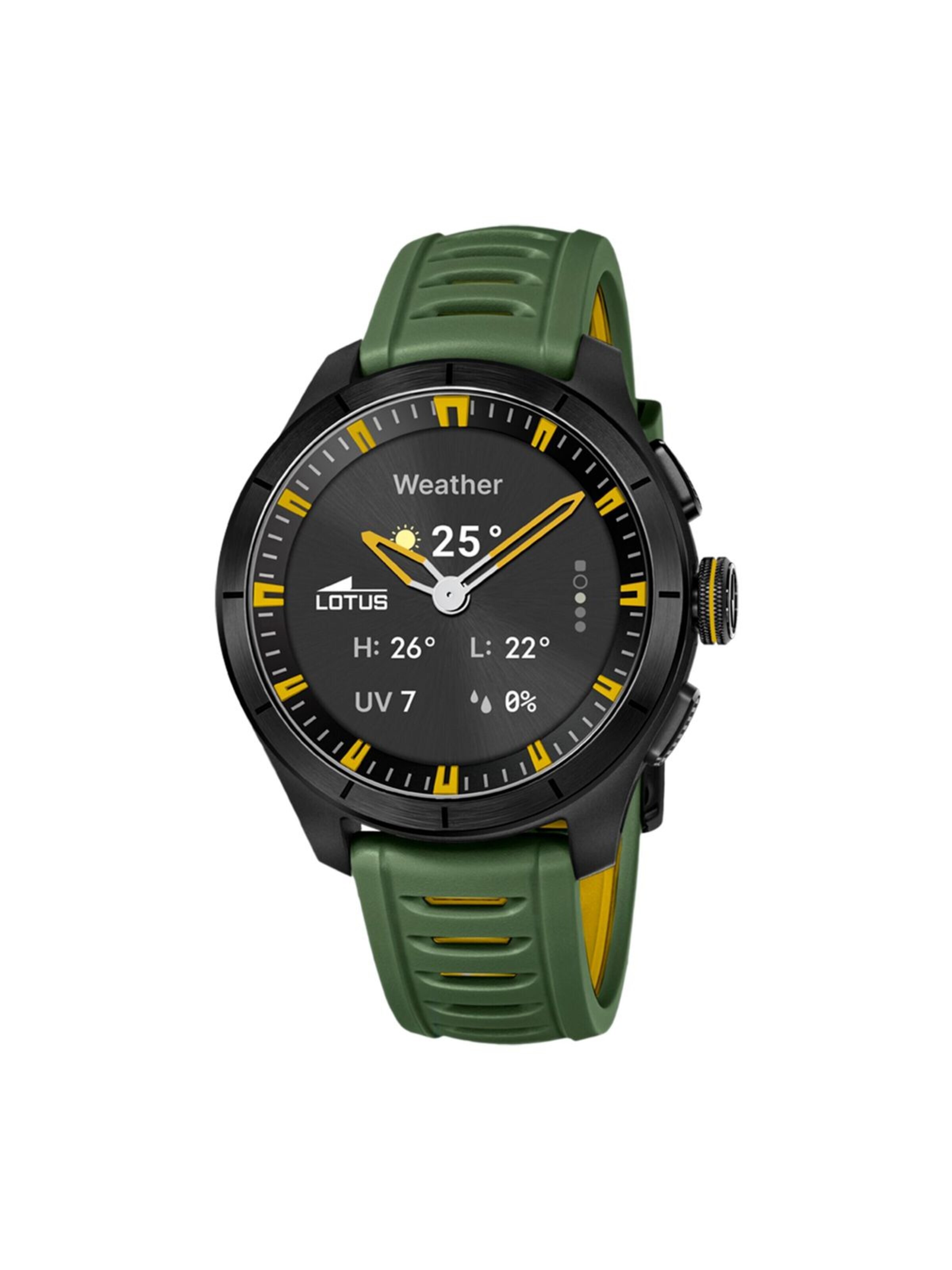 Montre digitale Lotus en vert
