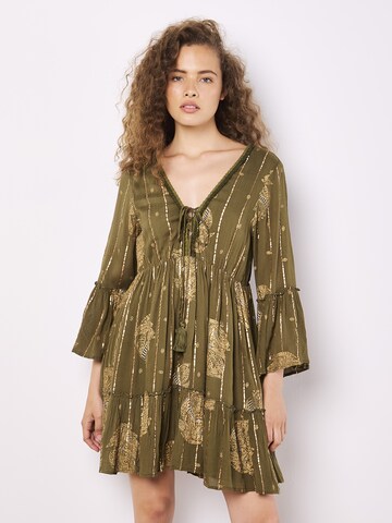 Apricot Dress ' ' in Green: front