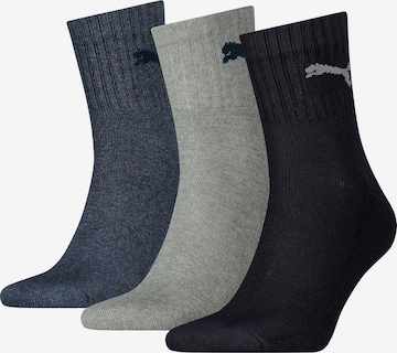 PUMA Athletic Socks in Blue: front