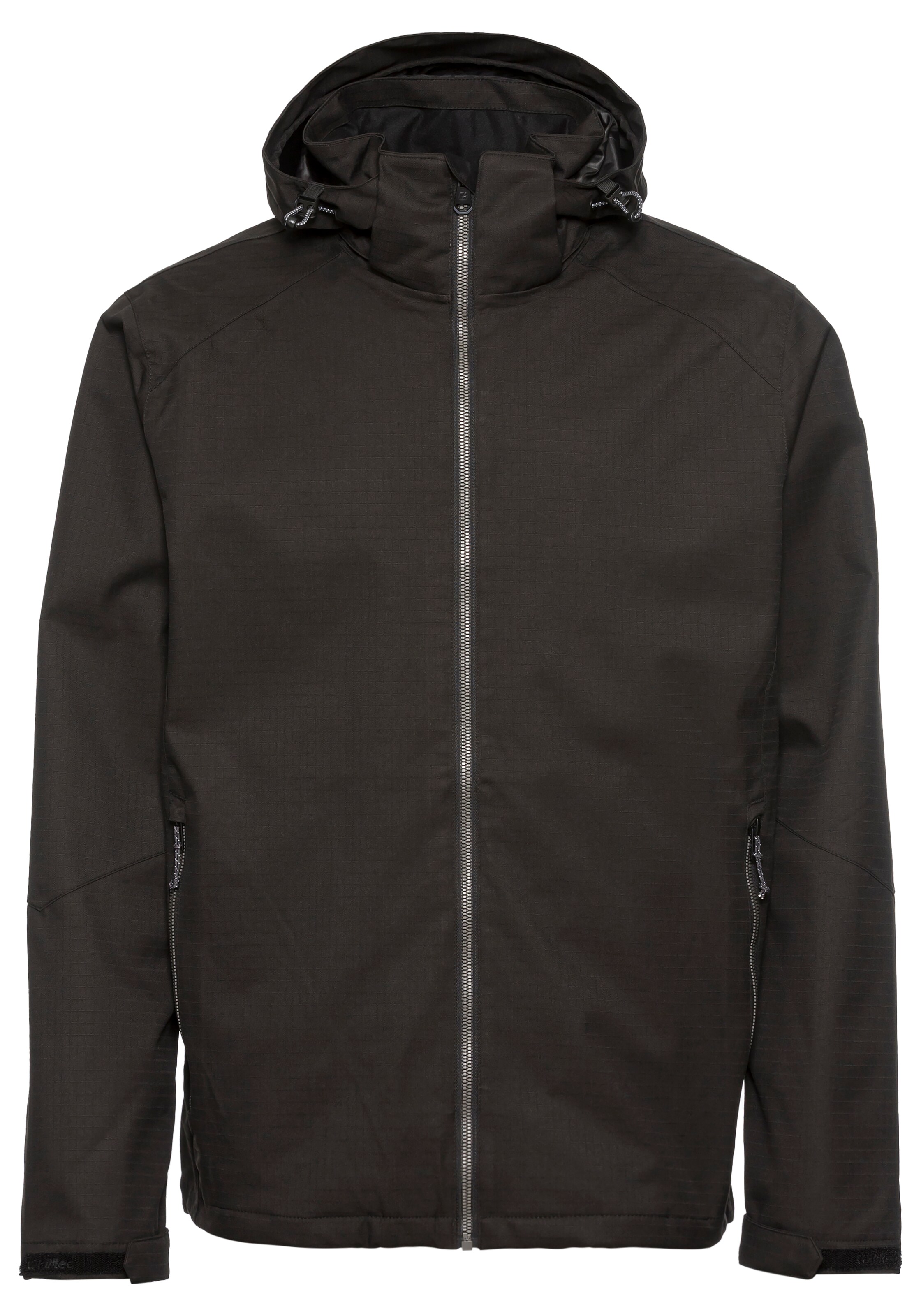 KILLTEC Outdoor jacket in Black: front