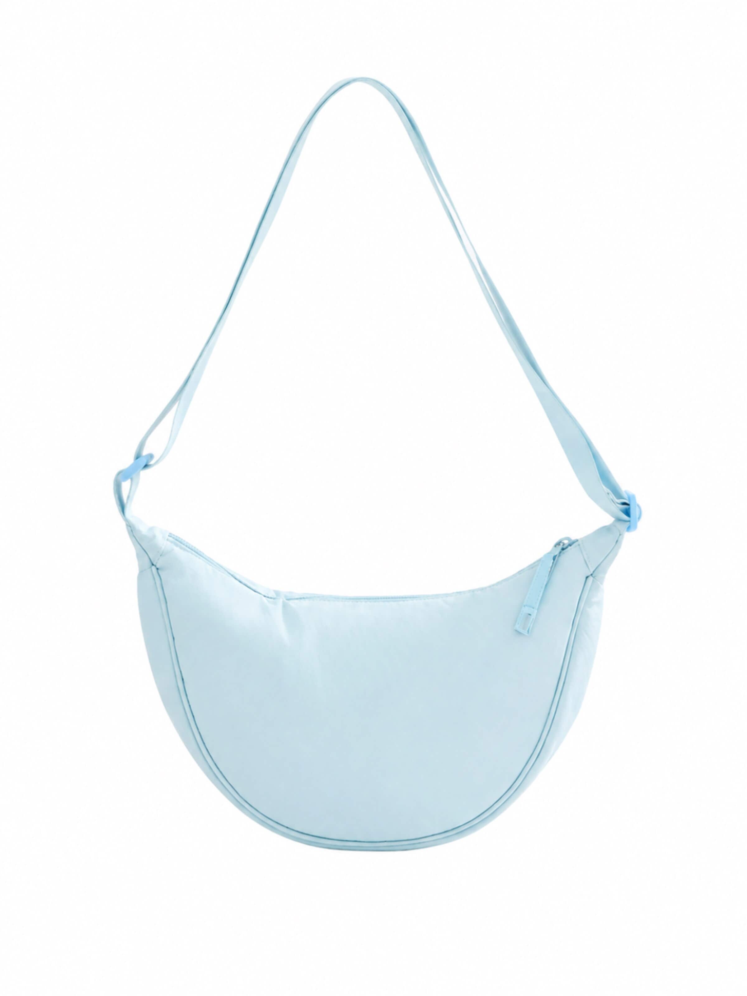 MEVYRA Crossbody Bag 'Berliner Crossbody-Bag Crema, Crema, 31x17x9.5cm' in Blue: front