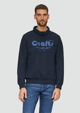 s.Oliver Sweatshirt in Blue: front