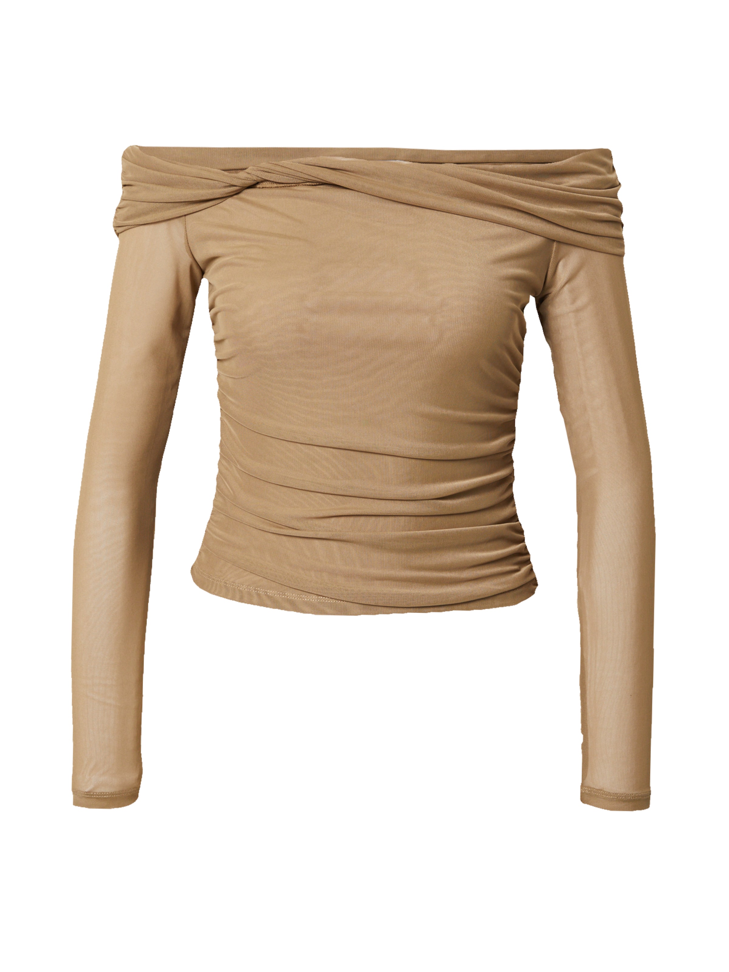 EDITED Μπλουζάκι 'Bea' σε καφέ: μπροστά