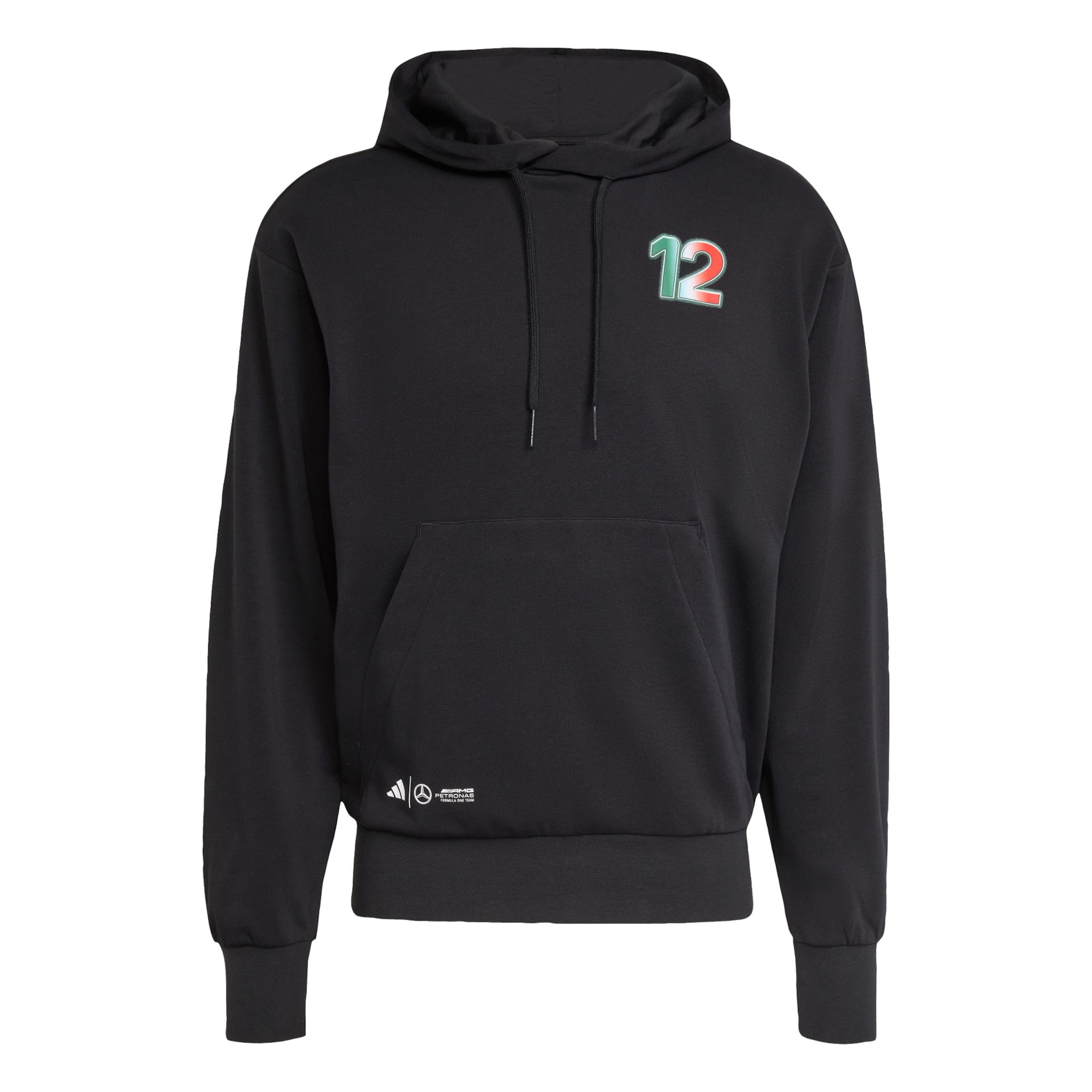 ADIDAS PERFORMANCE Athletic Sweatshirt 'Mercedes - AMG Petronas Formula One Team Kimi Antonelli' in Green / Red / Black / White, Item view