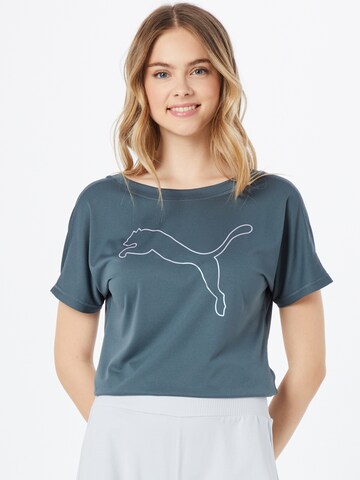 PUMA Funktionsshirt 'Train Fav Cat' in Grau: predná strana