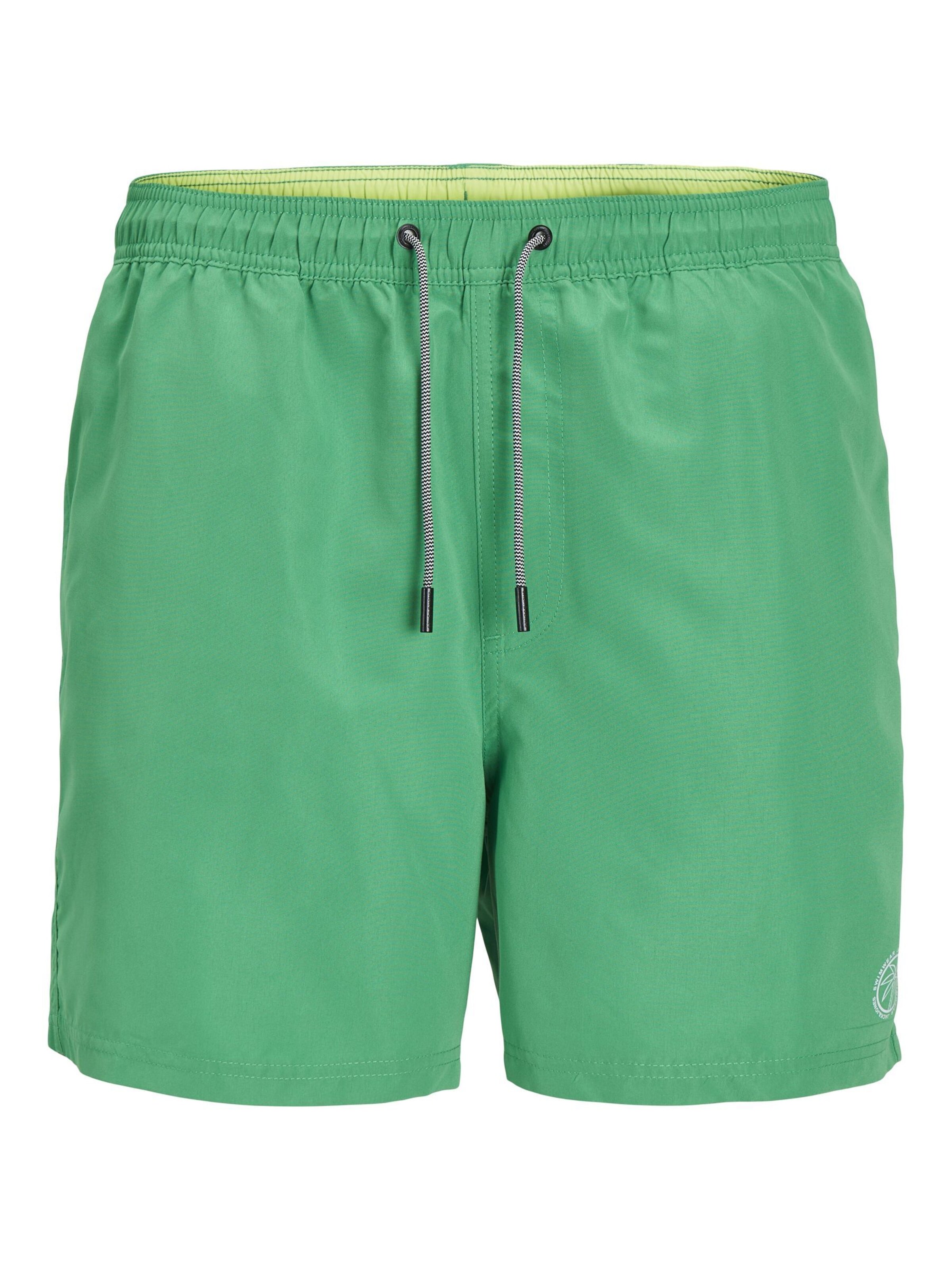 JACK & JONES Zwemshorts 'Fiji' in Groen: voorkant
