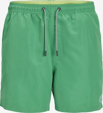 Shorts de bain 'Fiji' JACK & JONES en vert : devant