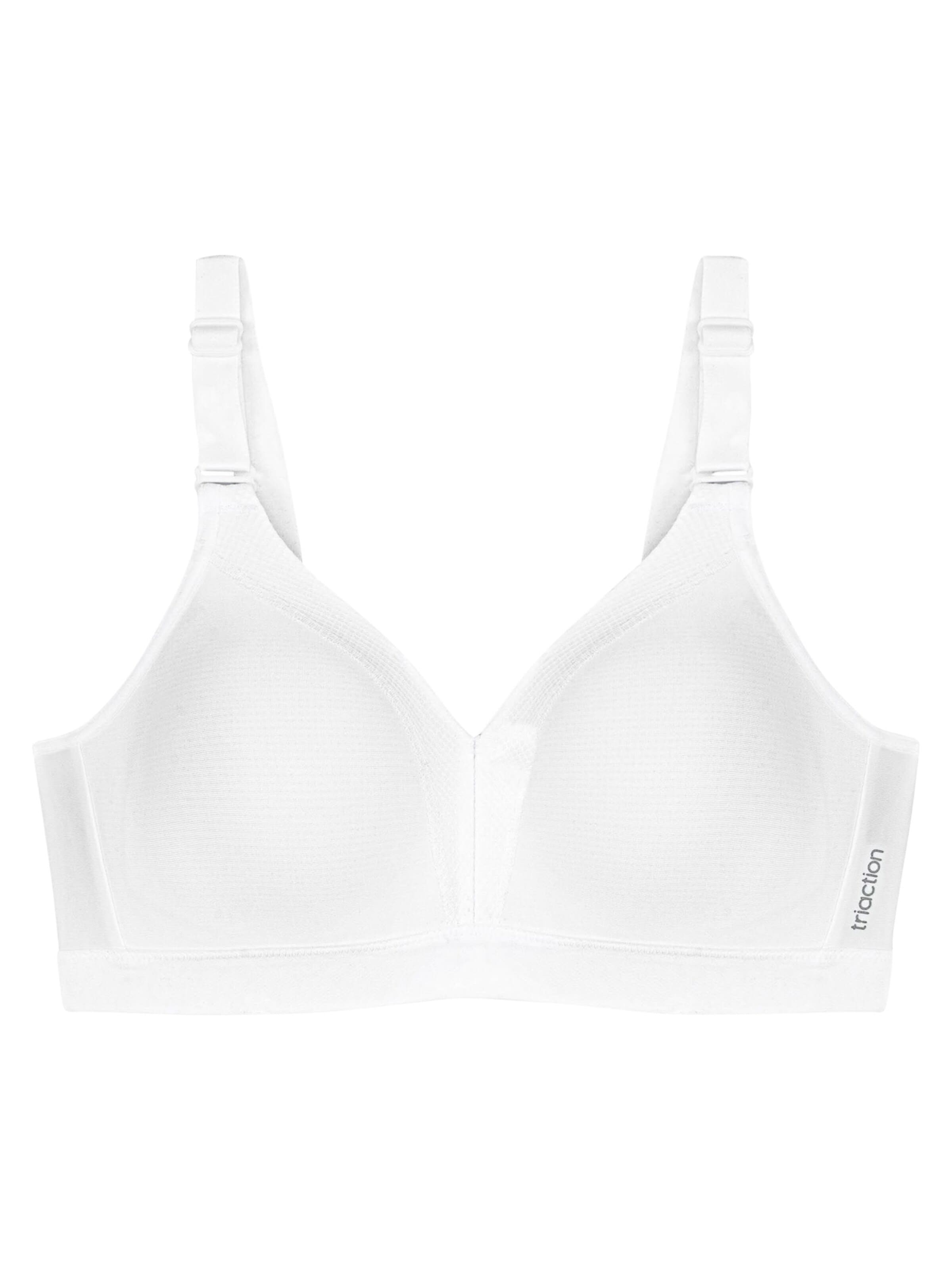 Triumph Triaction Minimiser Bra 'Wellness' in White: front