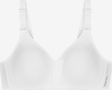 Triumph Triaction Minimiser Bra 'Wellness' in White: front