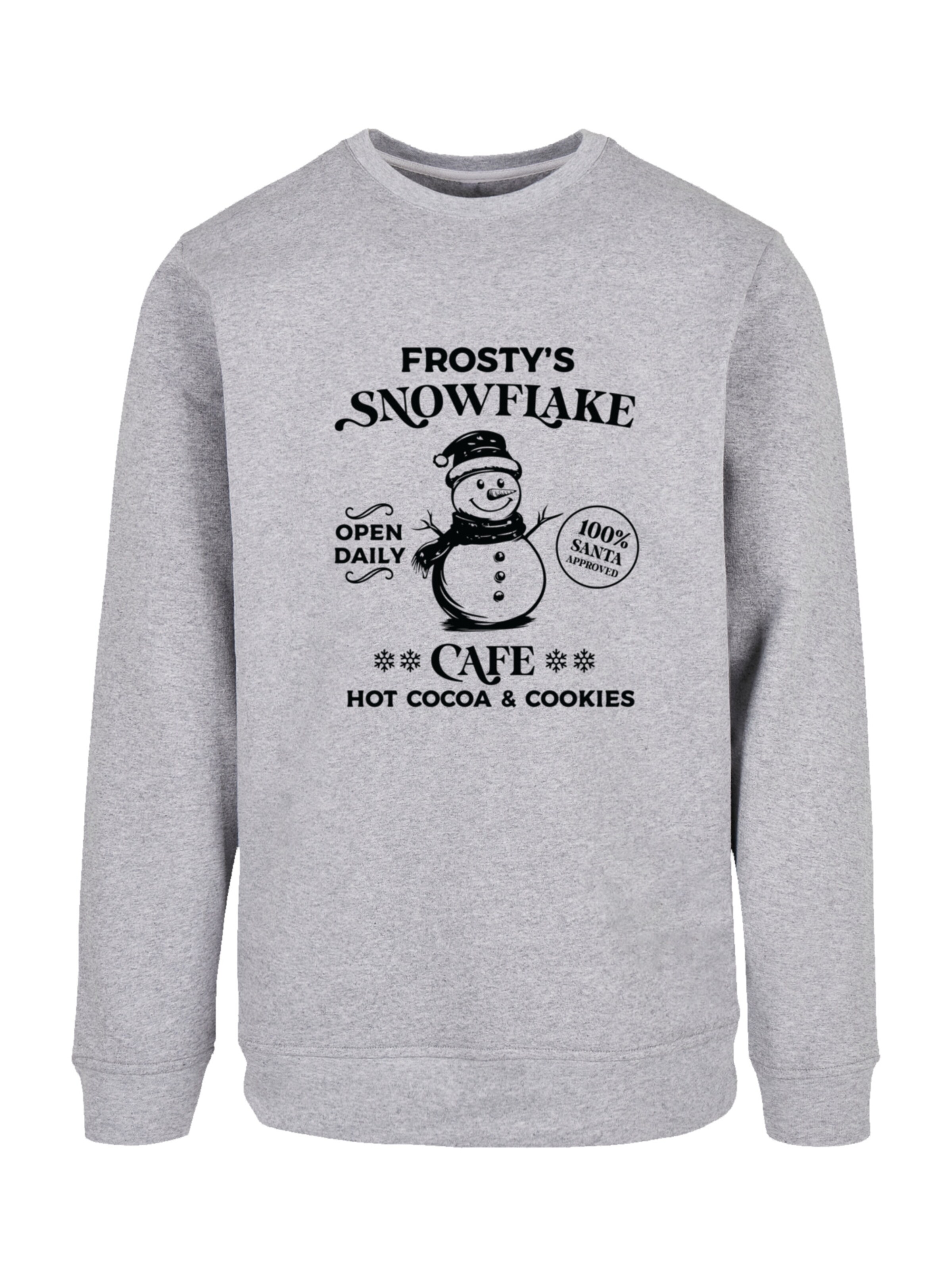 Sweat-shirt F4NT4STIC en gris : devant