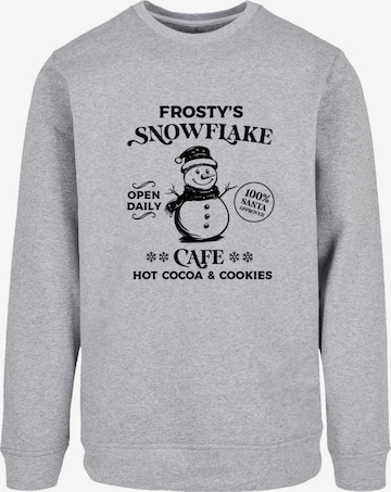 Sweat-shirt F4NT4STIC en gris : devant