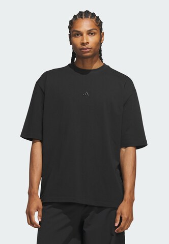 ADIDAS PERFORMANCE - Camisa funcionais em preto: frente