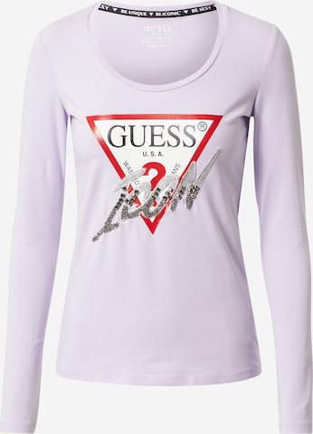 GUESS Shirt in Purple: front