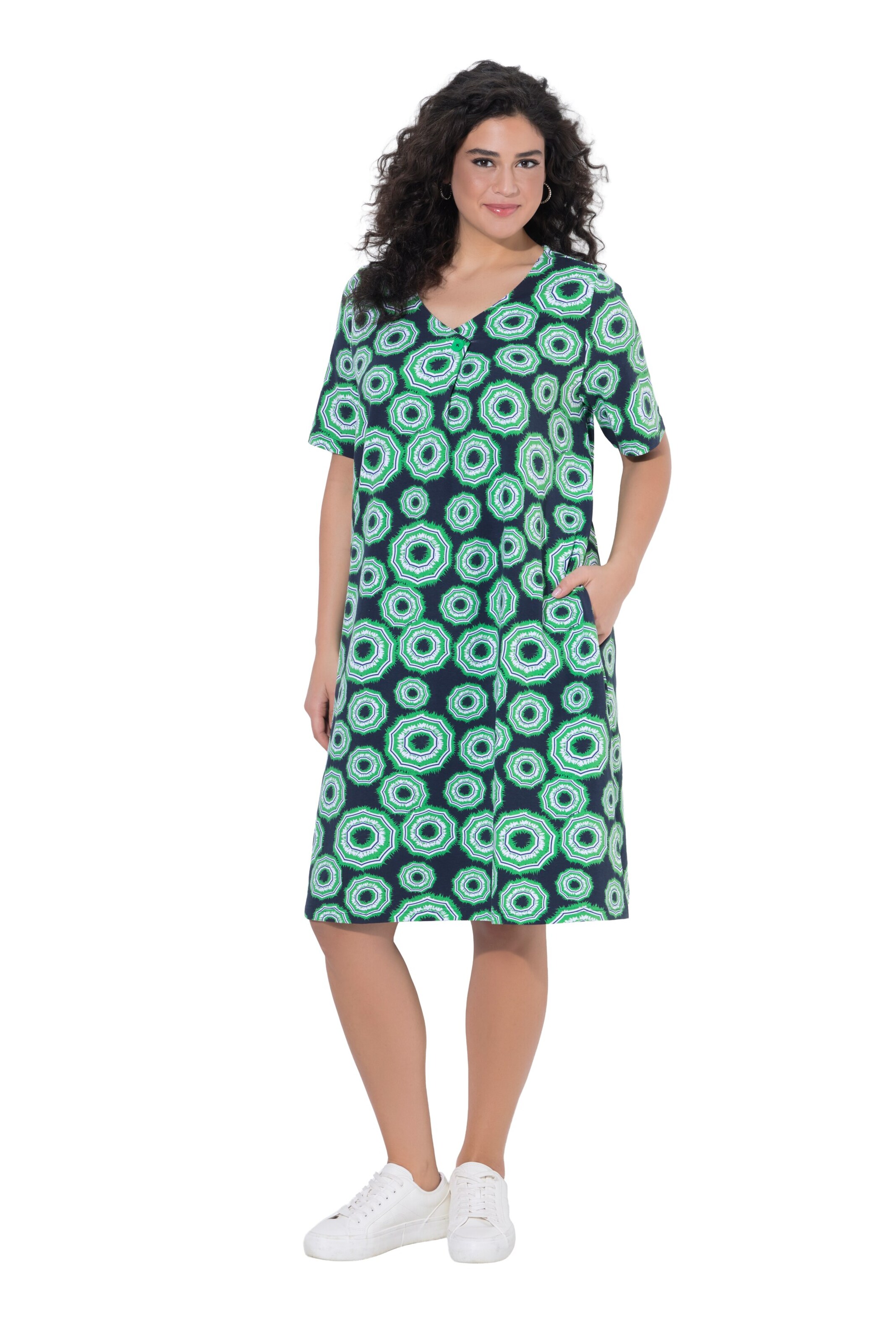 Ulla Popken Kleid in Grün: Vorderseite