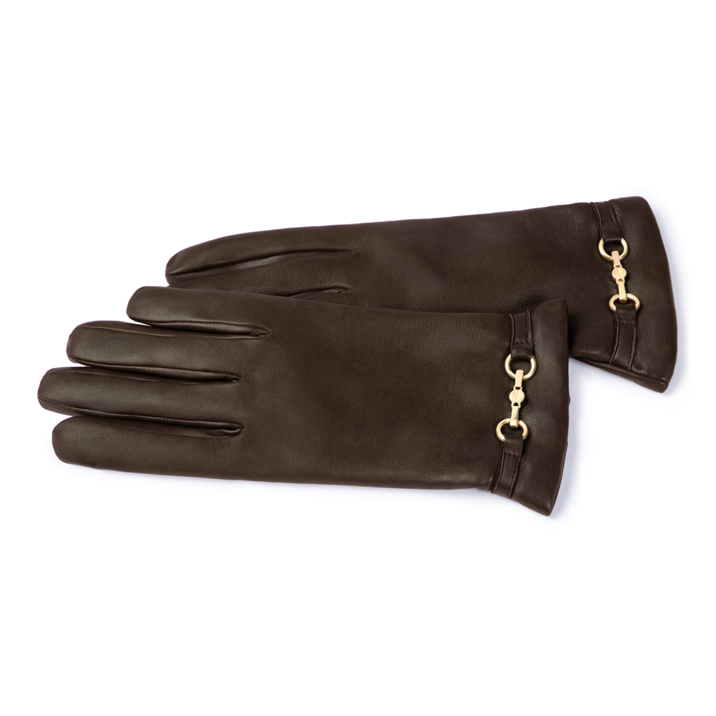 Isabel Bernard Full finger gloves in Brown